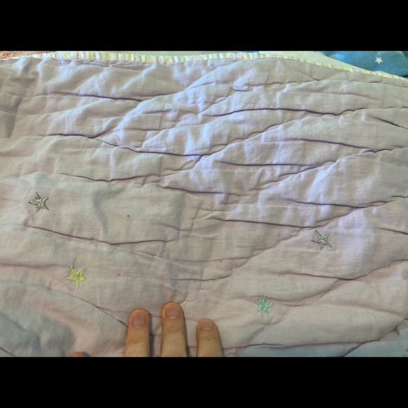 Pottery Barn Kids queen lavender unicorn quilt - Picture 7 of 9